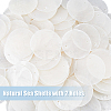 DICOSMETIC 150Pcs Natural Shell Slice Connector Charms SSHEL-DC0001-03-5