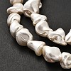 Electroplated Shell Pearl Beads Strands BSHE-C009-01C-4