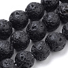 Natural Lava Rock Beads Strands G-S259-11-16mm-1