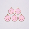 Alloy Enamel Pendants ENAM-S124-01B-09H-2