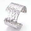 Non-Tarnish 304 Stainless Steel Wide Open Cuff Bangle for Women BJEW-F442-03P-3