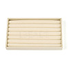 6-Slot Rectangle Velvet Wedding Ring Storage Display Trays AJEW-WH0471-129B-01-1
