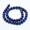 Natural Lapis Lazuli Beads Strands G-E483-17-8mm-2