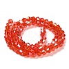 Transparent Electroplate Glass Beads Strands EGLA-A039-T2mm-B14-2
