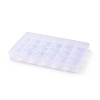(Defective Closeout Sale: Scratched) Plastic Bead Storage Containers CON-XCP0001-94-1