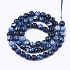 Natural Crackle Agate Beads Strands G-T119-01A-01-2