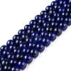 Natural Lapis Lazuli Round Beads Strands G-I181-10-6mm-3