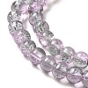 Spray Painted Crackle Glass Beads Strands X-CCG-Q002-6mm-02-3
