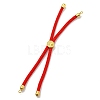 Nylon Cords Bracelet Makings Fit for Connector Charms LS-AJEW-P116-01G-11-2
