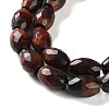 Dyed Natural Tiger Eye Beads Strands G-C135-J02-01-4