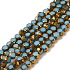 Electroplate Glass Beads Strands EGLA-P061-01A-01-1