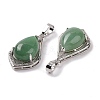 Natural Green Aventurine Pendants G-H283-04P-21-3