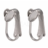 Tarnish Resistant 304 Stainless Steel Clip-on Earring Findings STAS-G081-63P-3