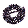 Electroplate Glass Beads Strands EGLA-A044-T4mm-B15-3