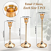 3Pcs 3 Styles Metal Candle Holder Sets DIY-WA0001-37EB-2