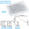 200Pcs 304 Stainless Steel Earring Hooks STAS-SP0001-44-2