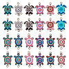  48Pcs 12 Styles Alloy Enamel Connector Charms FIND-TA0003-64-3