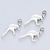Tibetan Style Alloy Pendants TIBE-R316-070AS-RS-1