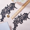Polyester Embroidery Flower Lace Appliques DIY-WH0409-63-3