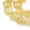 Natural Yellow Fluorite Beads Strands G-H005-C13-01-4