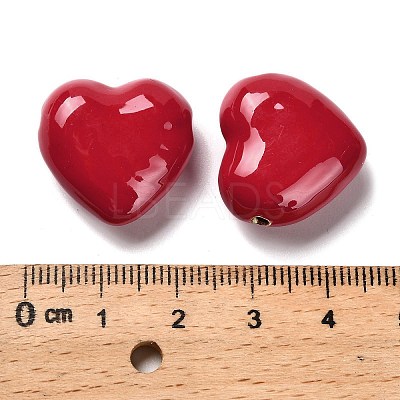 Brass Enamel Pendants KK-M324-08B-G02-1