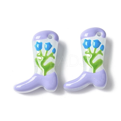 Baking Paint Glass Enamel Beads BLOW-D300-01E-1