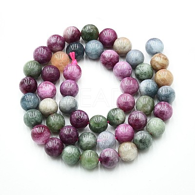Natural Quartz Beads Strands G-N355-8mm-07-1