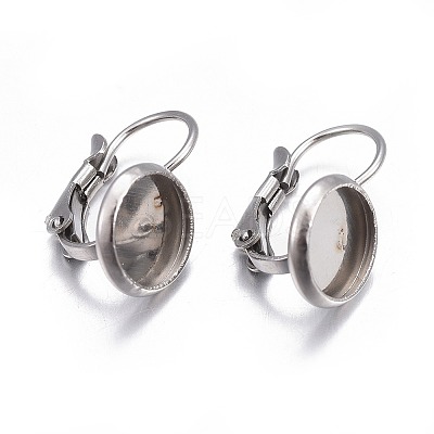 Tarnish Resistant 304 Stainless Steel Leverback Earring Findings X-STAS-H423-03P-1