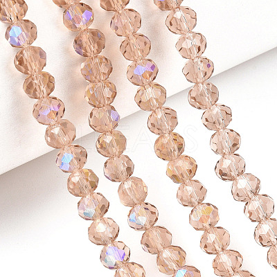 Electroplate Glass Beads Strands LS-EGLA-A034-T2mm-L22-1