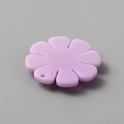Opaque Resin Pendants LS-RESI-WH0029-46B-03-1