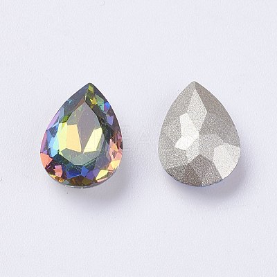 Imitation Austrian Crystal Glass Rhinestone RGLA-K011-10x14-001VM-1