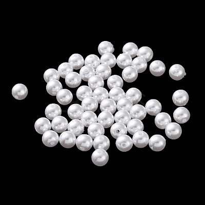 Plastic Imitation Pearl Beads FIND-M059-01B-09-1