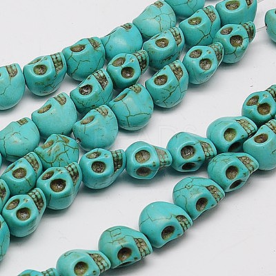 Synthetic Turquoise Beads Strands TURQ-G113-23x30mm-05-1