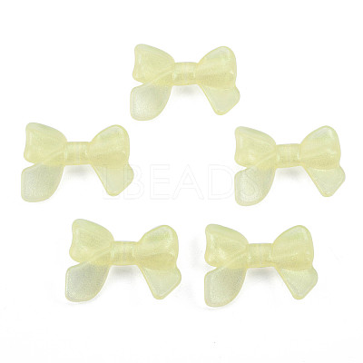 Transparent Luminous Acrylic Beads LS-TACR-T007-11E-1