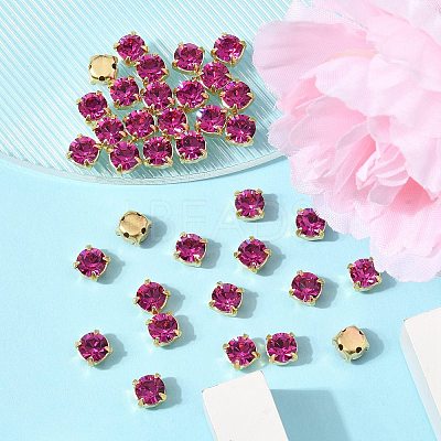 Preciosa&reg MAXIMA Crystal in Sew-On Cup Y-PRC-SS29-70350-G-1