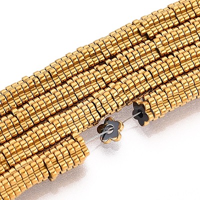 Electroplated Synthetic Non-magnetic Hematite Beads Strands X-G-T139-63C-1