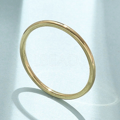 304 Stainless Steel Plain Band Rings STAS-I160-F03-G-1