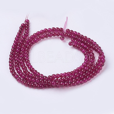 Spray Painted Crackle Glass Beads Strands X-CCG-Q002-4mm-08-1