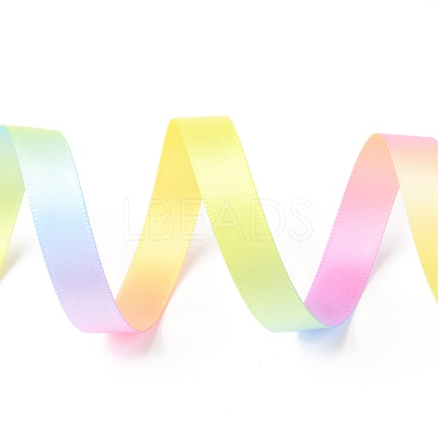 Rainbow Gradient Polyester Ribbon OCOR-G008-01B-1