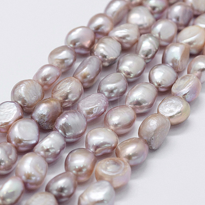 Natural Cultured Freshwater Pearl Beads Strands PEAR-L033-31B-1
