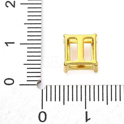 304 Stainless Steel Rhinestone Claw Settings STAS-U042-05C-G-1