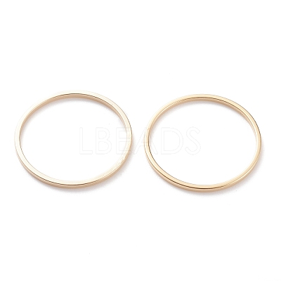 Brass Linking Rings KK-Y003-03H-G-1