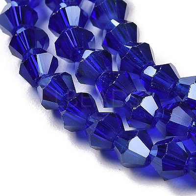Transparent Electroplate Glass Beads Strands LS-GLAA-F029-2mm-A06-1