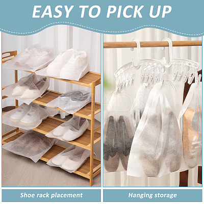 400Pcs Non-woven Fabric Shoes Storage Bags AJEW-WA0001-95-1