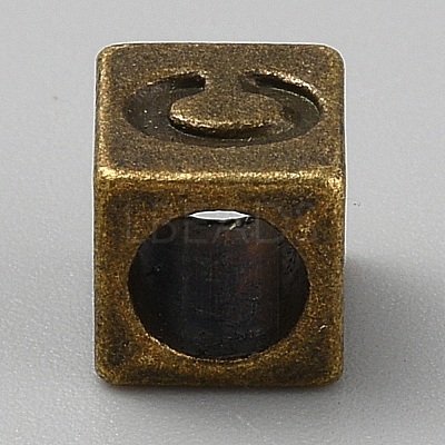 Tibetan Style Alloy European Beads FIND-WH20009-45AB-C-1