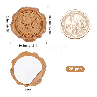 Adhesive Wax Seal Stickers DIY-WH0201-02B-1