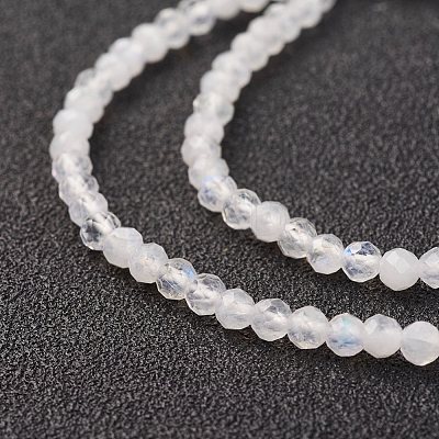 Natural Rainbow Moonstone Bead Strand X-G-G680-53-1
