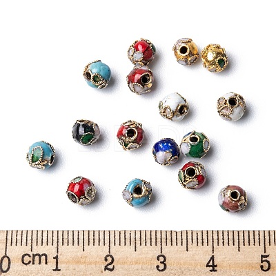 Handmade Cloisonne Beads CLB6mm-M-01-1
