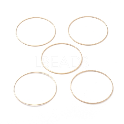 Brass Linking Rings KK-Y003-03N-G-1