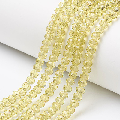 Glass Beads Strands EGLA-A034-T6mm-D03-1